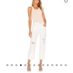 Citizens of Humanity Emery High Rise Relaxed Crop Jean in Moonstone